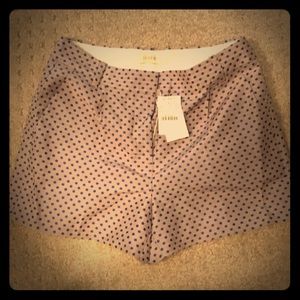 New with tag J.Crew polka dot shorts